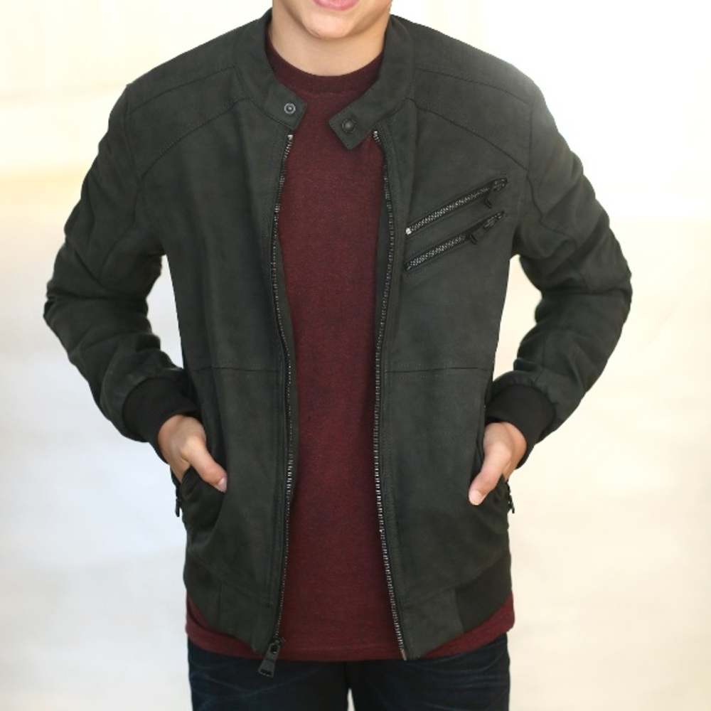 Express Men’s Faux Suede Jacket